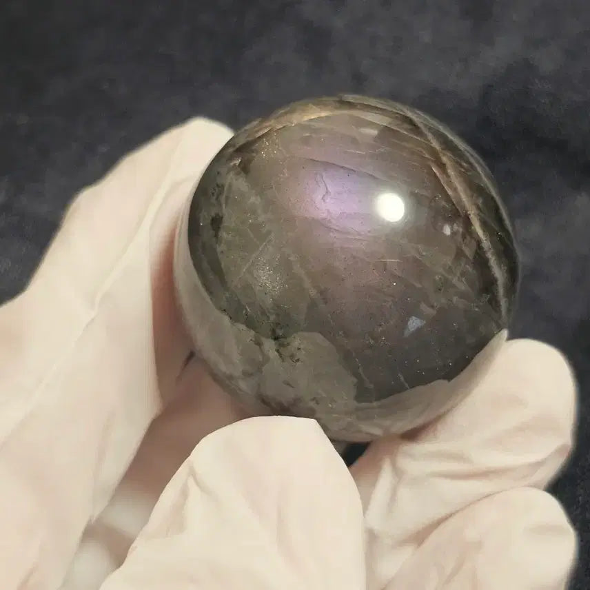 [BUNJANG] Natural Labradorite Sphere Gemstone (30mm+) / 천연 래브라도라이트 / 라브라도라이트 스피어 원석 구 30mm 이상