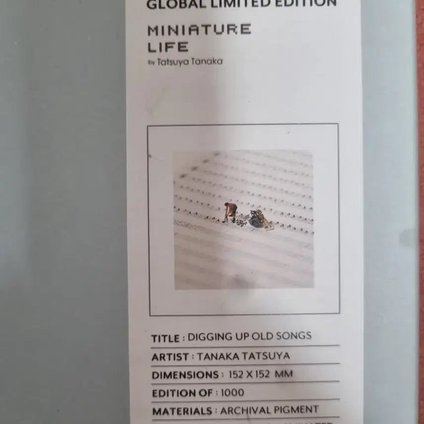 [BUNJANG] MPX Gallery Tanaka Tatsuya Miniature Life Art Collection Global Limited Edition / MPX 갤러리) 타나카 타츠야 미니어처 라이프 아트 컬렉션 글로벌 한정판