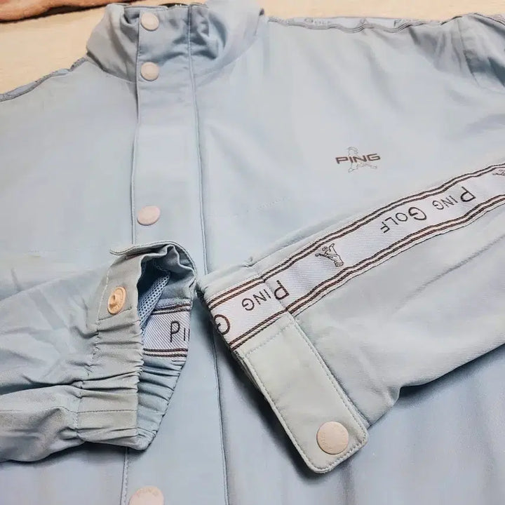 [BUNJANG] Ping Golf Windbreaker Jumper Light Blue / 핑 골프 바람막이 점퍼 라이트 블루
