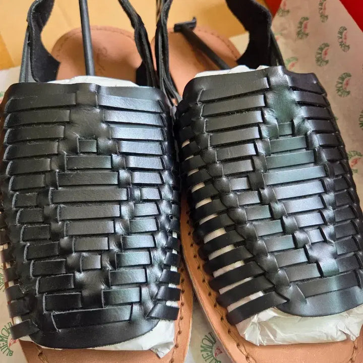 [BUNJANG] Blue Mountain Leather Sandals Black / 블루마운틴 샌들 블랙