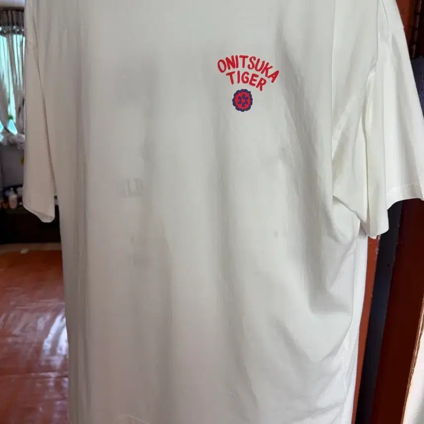 [BUNJANG] Onitsuka Tiger Oversized Graphic T-Shirt 2183B561_100 / 오니츠카타이거  오버사이즈 그래픽 티셔츠 2183B561_100