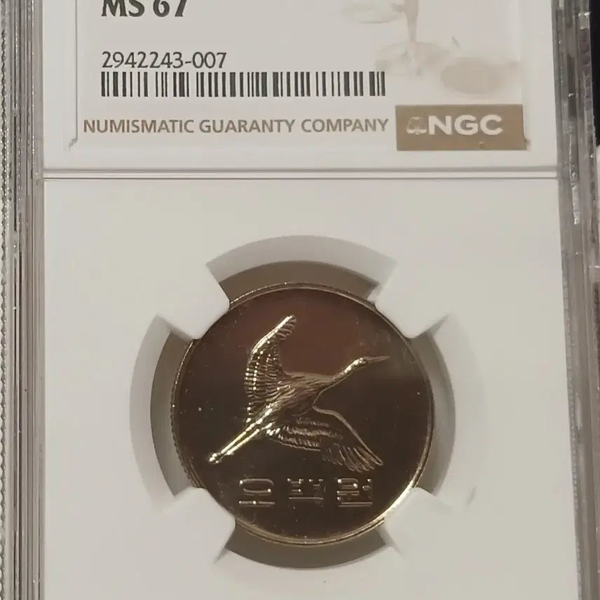 [BUNJANG] 1989 500 Won Coin Grade 67 Unused / 1989년 500원 67등급  미사용