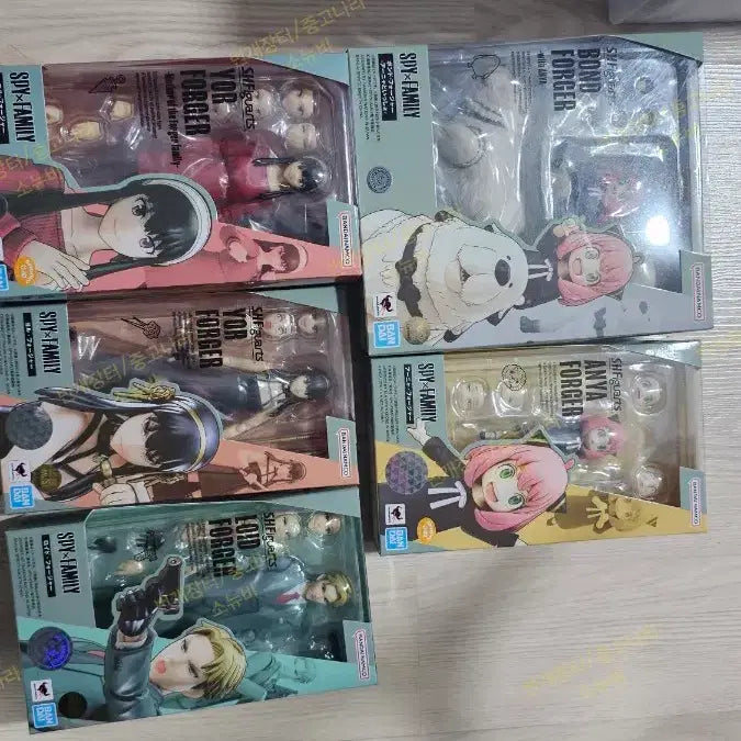 [SOLD OUT] SHF 스파이패밀리 피규어 일괄 미개봉