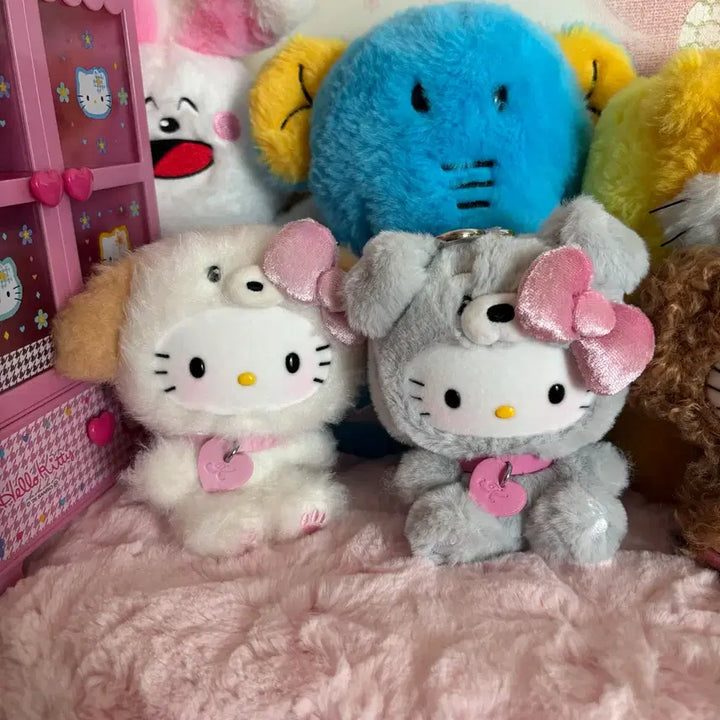 [BUNJANG] Top Toy Party Puppy Kibubu Kitty Doll Keychain / 탑토이 강아지 파티 퍼피 키부부 키티 인형 키링