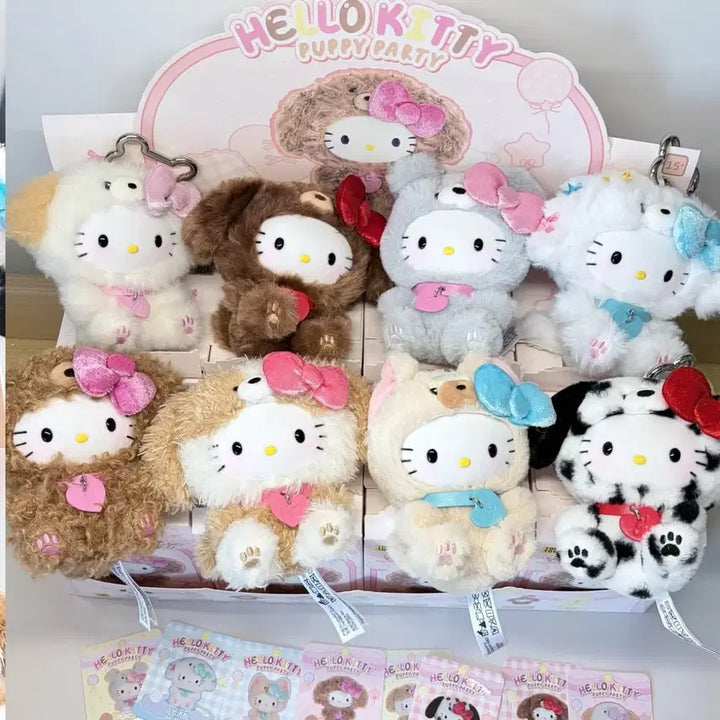 [BUNJANG] Top Toy Party Puppy Kibubu Kitty Doll Keychain / 탑토이 강아지 파티 퍼피 키부부 키티 인형 키링 달마시안