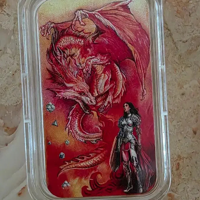 [BUNJANG] 2 oz Dragon Warrior Silver Coin / 2온스 드래곤 여전사 은화