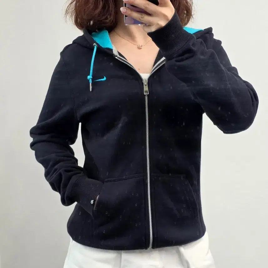 [BUNJANG] Nike Hoodie Zip-Up Black L / [프립]L/나이키 후드 집업 블랙