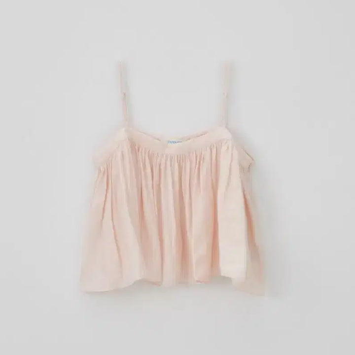 [BUNJANG] Thanat Bridge Shirring Top Pink / 타낫 브리지 셔링 탑 핑크
