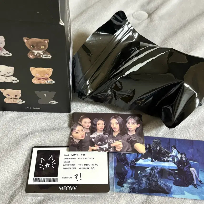 [BUNJANG] Miyau Group Secret Cat Kitty Plush Keychain / 미야오 단체 시크릿 고양이 키티 플러시 인형 키링