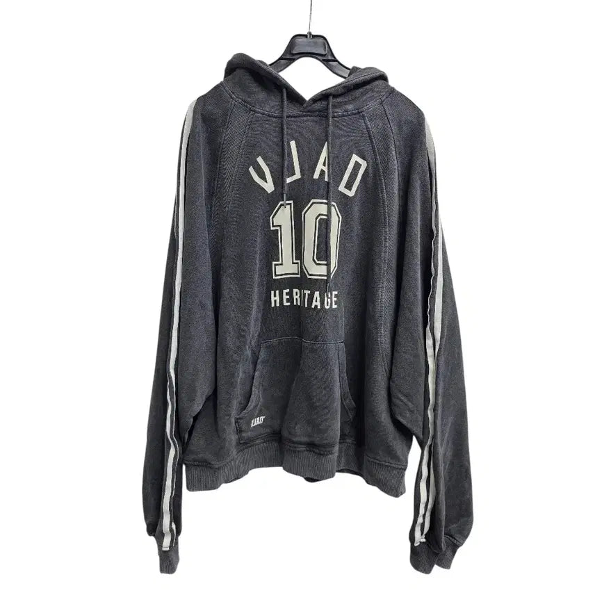 [BUNJANG] Dimitri Black VLAD Pigment Washed Hoodie Charcoal / [프립]3 size/디미트리블랙 VLAD 피그먼트 워싱 후드 맨투맨 차콜