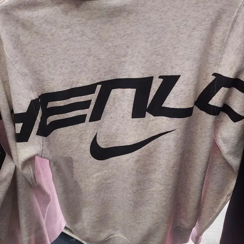 [BUNJANG] Nike x BTS Collaboration Hooded Sweatshirt - Grey / nike  BTSㅡ S 95  콜라보 후드티 그레이 새상품