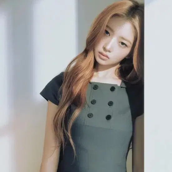 [BUNJANG] Miseki Seoul Double Button Top Shirt Ray Blouse / 미세키서울 더블버튼탑셔츠 레이 블라우스
