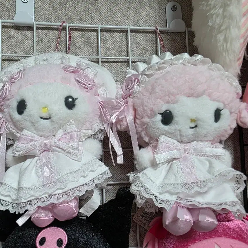 [BUNJANG] Sanrio My Melody White Frill Piano Doll Bundle Set / 산리오 화이트프릴 마이멜로디 피아노 인형 일괄