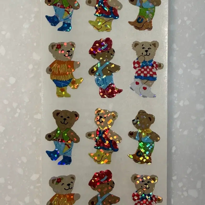 [BUNJANG] Sandy Lion Vintage Classic Sticker 2-Cut Set / 샌디라이온 빈티지 고전스티커 희귀제품 2컷