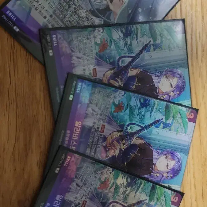 [BUNJANG] Nibel Arena Epic Seven Promo Bundle Set (Alabastron, Cradle of Life) / 니벨아레나 에픽세븐 프로모 자색 일괄 4장(아라바스트론,생명의요람)