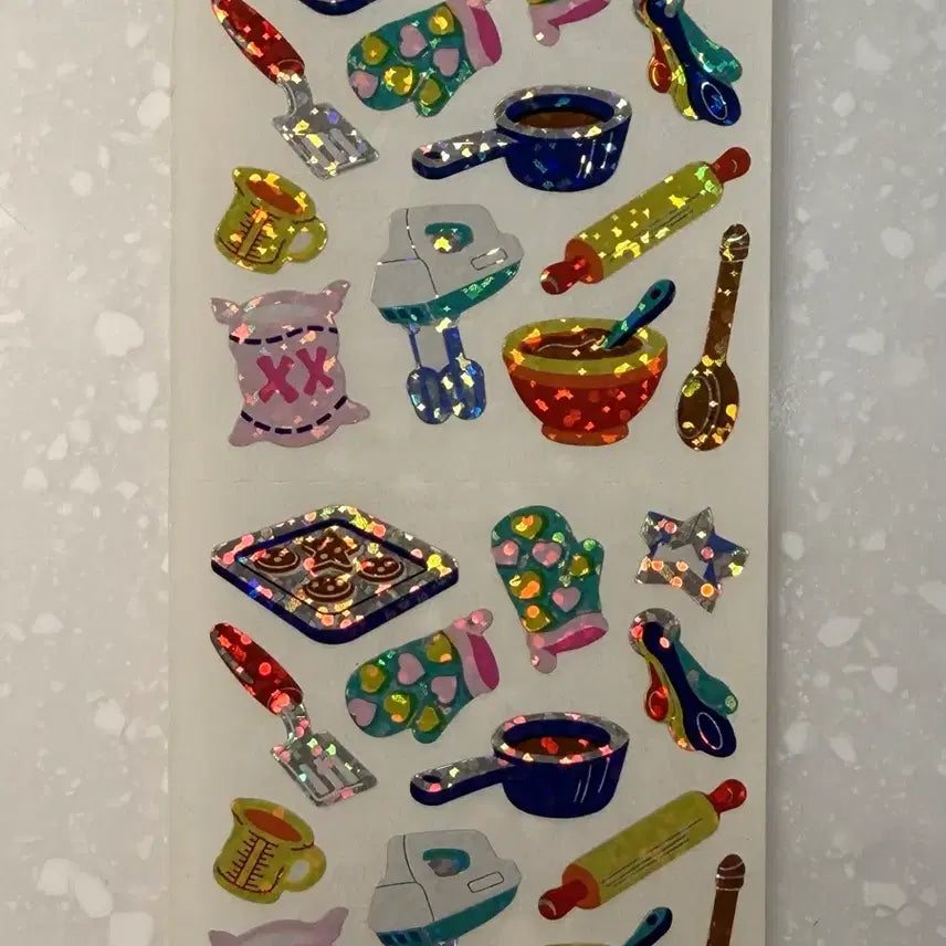[BUNJANG] Sandy Lion Vintage Classic Sticker - Rare 2-Cut Set / 샌디라이온 빈티지 고전스티커 희귀제품 2컷