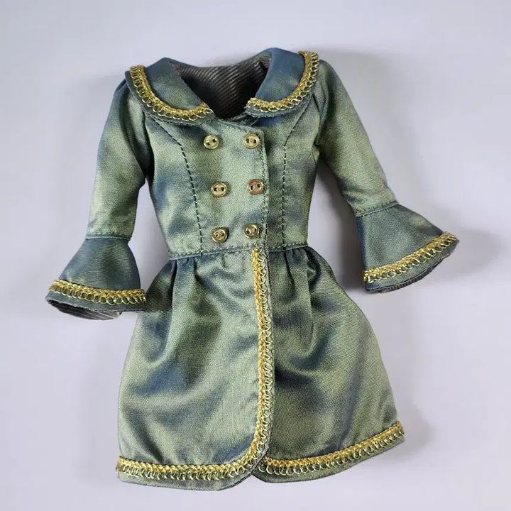 [BUNJANG] Barbie Doll Outfit Khaki Gold Jacket / 바비인형 의상