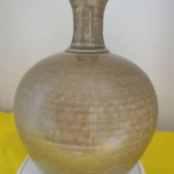 [BUNJANG] Qing Dynasty Celadon Vase with Dragon Motif / 중국도자기명품청나라청자관요오리양각문관구병