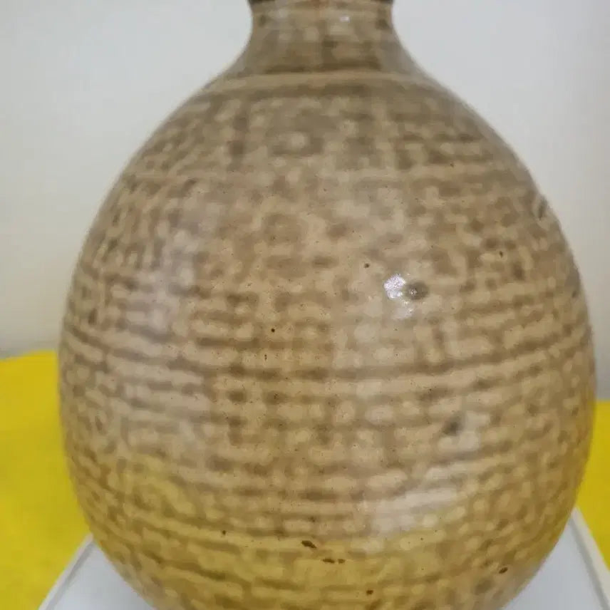 [BUNJANG] Qing Dynasty Qianlong Period Celadon Porcelain Vase with Duck Motif / 중국명품청나라양각오리문황관구병