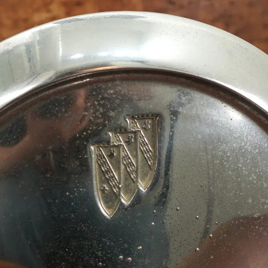 [BUNJANG] 1960s Buick Tri-Shield Logo Chrome Side Mirror / 1960s 올드카 트리플 방패 로고 사이드 미러
