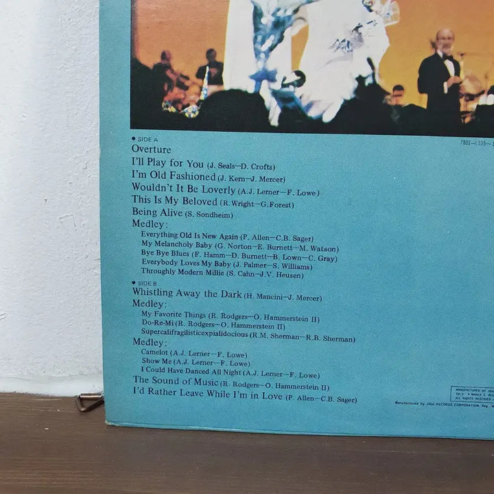 [BUNJANG] Julie Andrews Live LP 1978 / 줄리앤드류스 LIVE  LP 1978 지구레코드