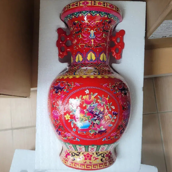 [BUNJANG] Chinese Ceramic Vase 35cm / 중국도자기 35센치