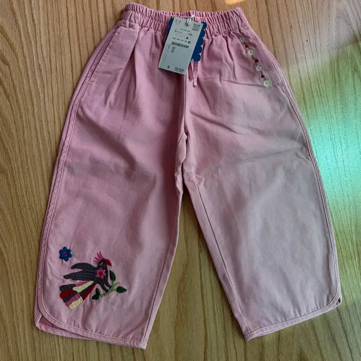 [BUNJANG] Sissel Edelbo X Zara Kids Embroidered Baggy Pants (5Y, 110cm) / (새상품) 시셀 에델보 X 자라 키즈 자수 배기 팬츠(5y, 110)