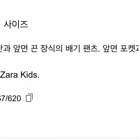[BUNJANG] Sissel Edelbo X Zara Kids Embroidered Baggy Pants (5Y, 110cm) / (새상품) 시셀 에델보 X 자라 키즈 자수 배기 팬츠(5y, 110)
