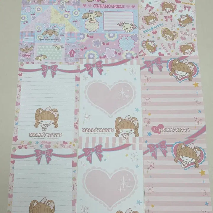 [BUNJANG] Tsujino Mizuki Cinnamon Angels Moka Memo Pad Split Set / 고전메모 츠지노조미키티 시나모엔젤스 모카 메모지 분철 고전지류