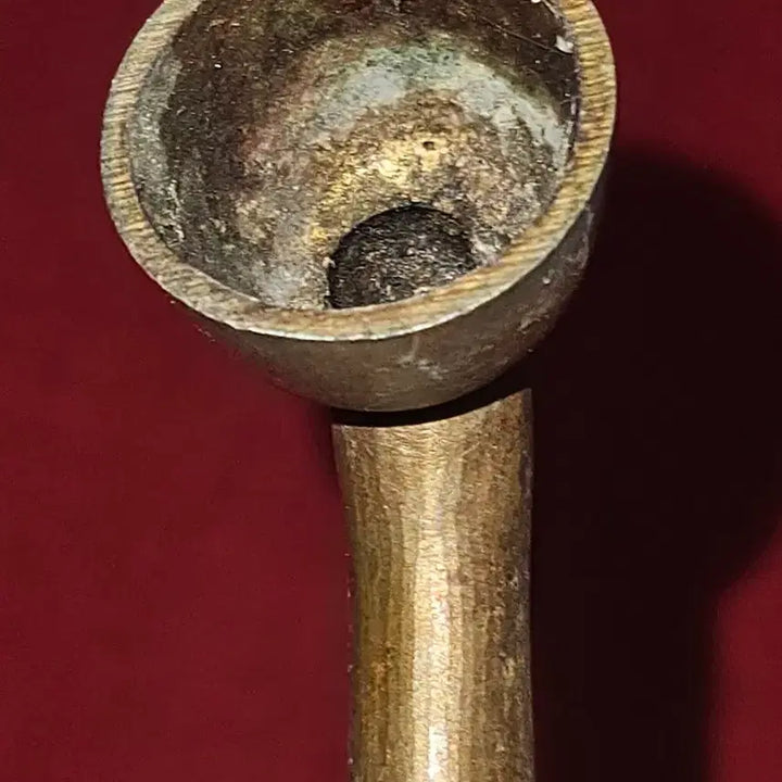 [BUNJANG] Antique Korean Bamboo Long-stemmed Pipe (Gomdae) - 66cm / [조선후기 골동품] 66cm 대형 대나무 곰방대. 자연미 돋보이는 민속