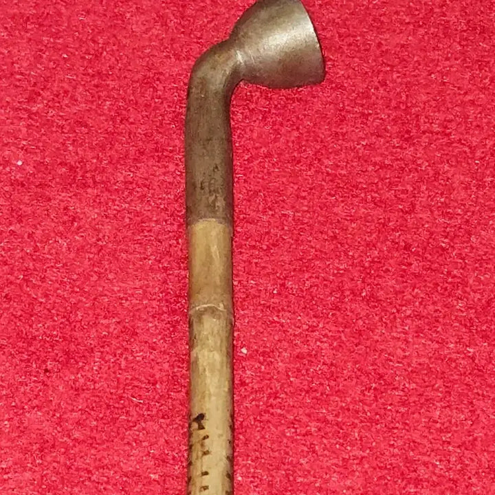 [BUNJANG] Antique Korean Bamboo Long-stemmed Pipe (Gomdae) - 66cm / [조선후기 골동품] 66cm 대형 대나무 곰방대. 자연미 돋보이는 민속