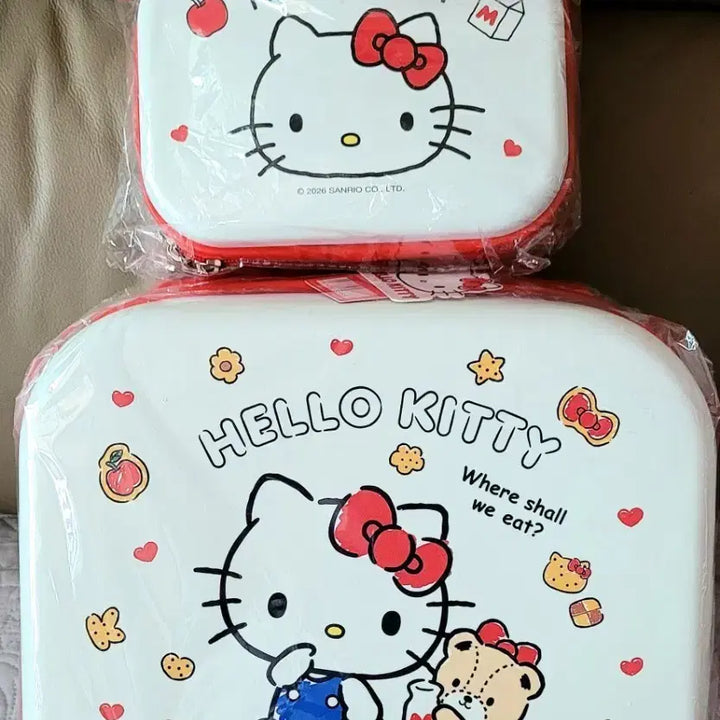 [BUNJANG] Sanrio Hello Kitty Travel Cosmetic Bag Set / 산리오 정품 헬로키티 여행용 화장품 가방 세트(미개봉새상품)