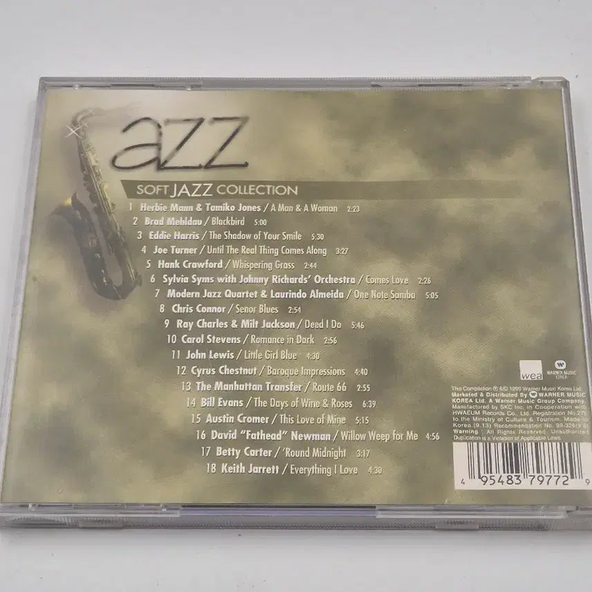 [BUNJANG] Soft Jazz Collection CD featuring Bill Evans, Keith Jarrett, Brad Mehldau, and more / 빌 에반스 키스 재럿 브래드 멜다우 Soft Jazz Collection