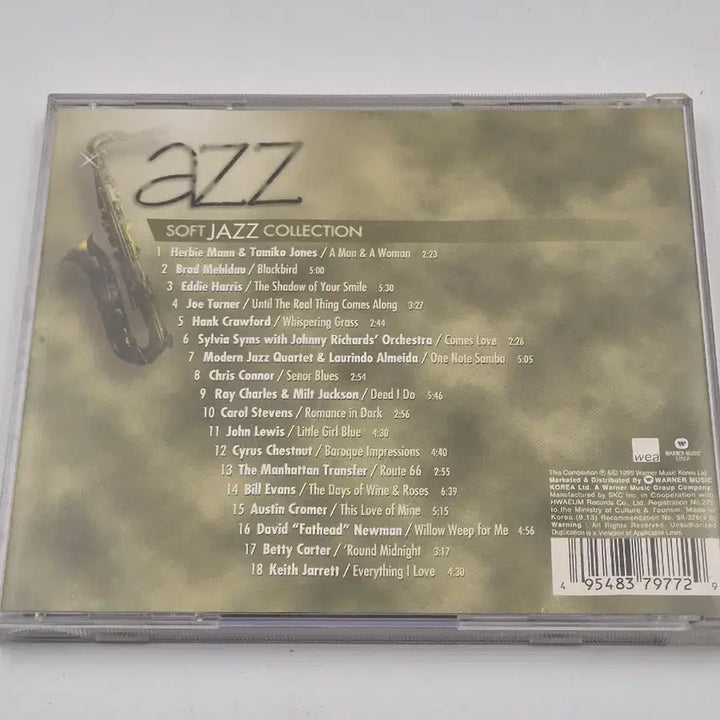 [BUNJANG] Soft Jazz Collection CD featuring Bill Evans, Keith Jarrett, Brad Mehldau, and more / 빌 에반스 키스 재럿 브래드 멜다우 Soft Jazz Collection