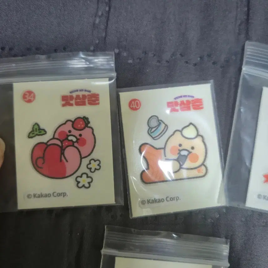 [BUNJANG] Kakao Friends Chun-Sik &amp; Pokemon Tteok-Bok-E Sticker Collection / 카카오프렌즈 춘식이 띠부씰 포켓몬띠부씰