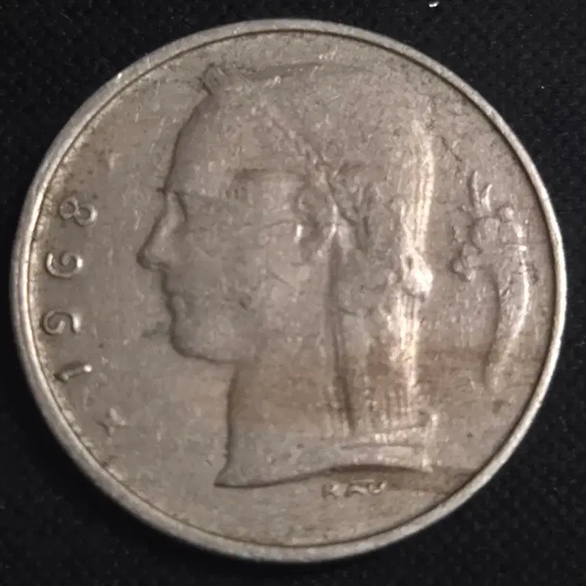 [BUNJANG] 1968 Belgium 1 Franc Coin / 1968년 벨기에 1프랑 동전 EP3906