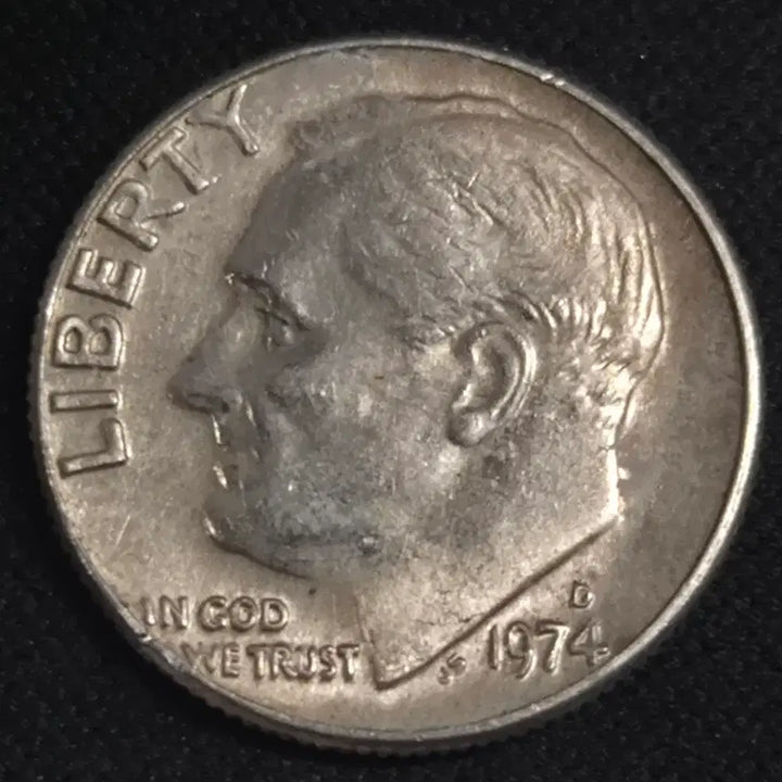 [BUNJANG] 1974 United States 10 Cents Coin / 1974년 미국 1다임 동전 EP3907