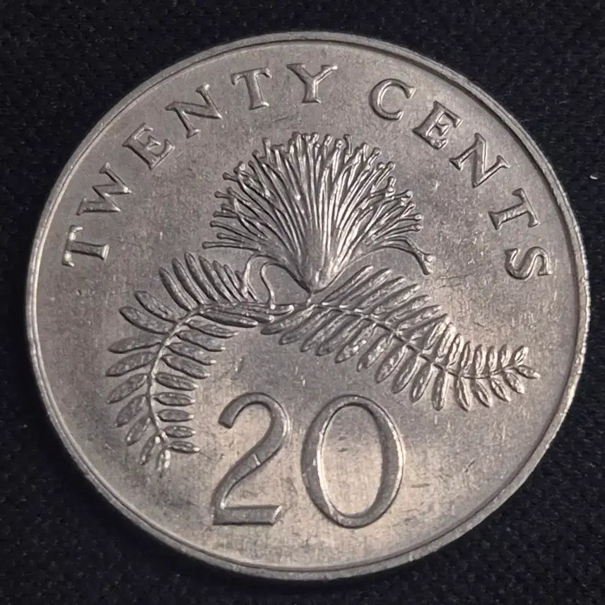 [BUNJANG] 1986 Singapore 20 Cents Coin / 1986년 싱가포르 20센트 동전 EP3909