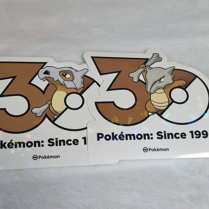 [BUNJANG] Pokemon 30th Anniversary Logo Sticker - Pansear / 포켓몬 30주년 로고 스티커 탕구리, 텅구리 판매합니다.