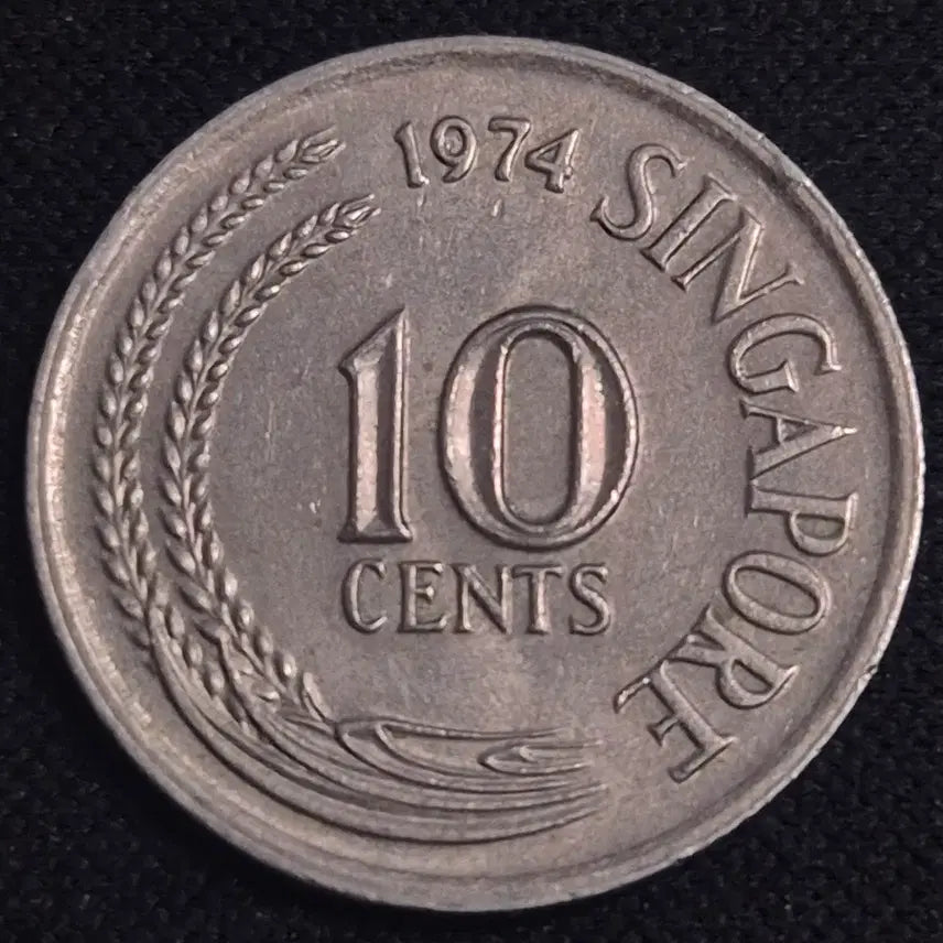 [BUNJANG] 1974 Singapore 10 Cents Coin / 1974년 싱가포르 10센트 동전 EP3918