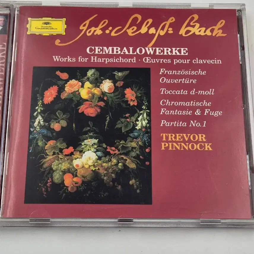 [BUNJANG] Johann Sebastian Bach Harpsichord Works Trevor Pinnock Deutsche Grammophon Import CD / 바흐 하프시코드 작품집 Trevor Pinnock DG 수입CD