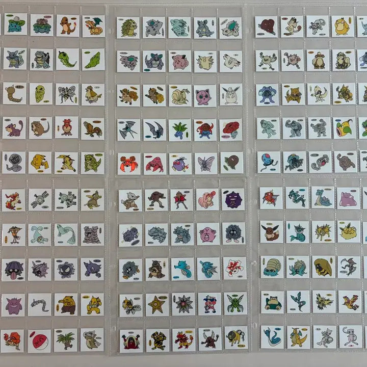 [BUNJANG] Pokemon Sticker Collection (1999 Shani &