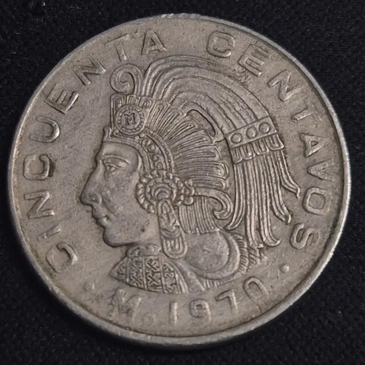 [BUNJANG] 1970 Mexico 50 Centavos Coin / 1970년 멕시코 50센타보스 동전 EP3925
