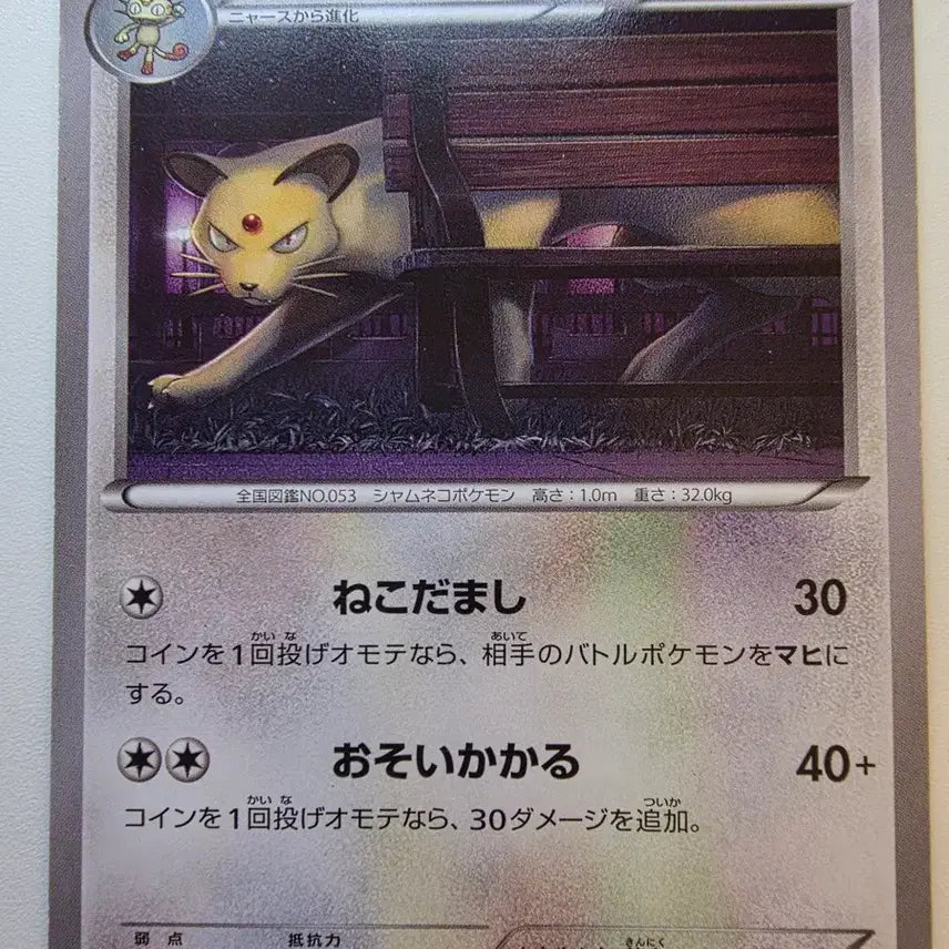 [BUNJANG] Vintage Japanese Persian Pokemon Card XY / 빈티지)포켓몬카드 일판 페르시안 XY