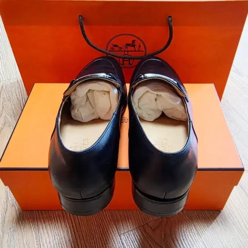 [BUNJANG] Hermes Loafers Black Men&