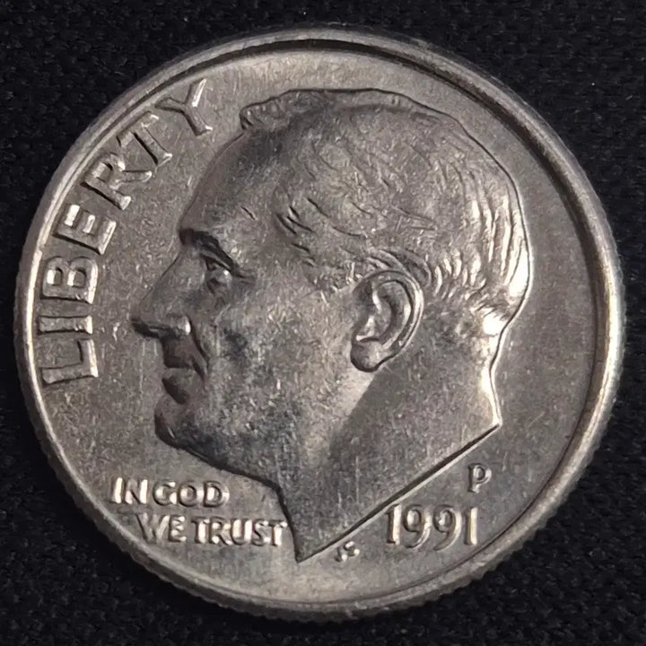 [BUNJANG] 1991 USA 10 Cents Coin / 1991년 미국 1다임 동전 EP3928