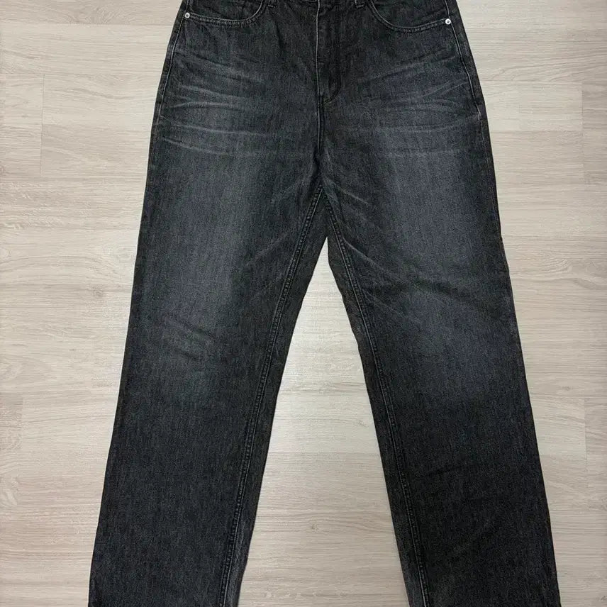 [BUNJANG] INSILENCE HISHITOMO Loose Fit Denim Pants Black [L] / 인사일런스 HISHITOMO 루즈핏 데님 팬츠 BLACK [L]