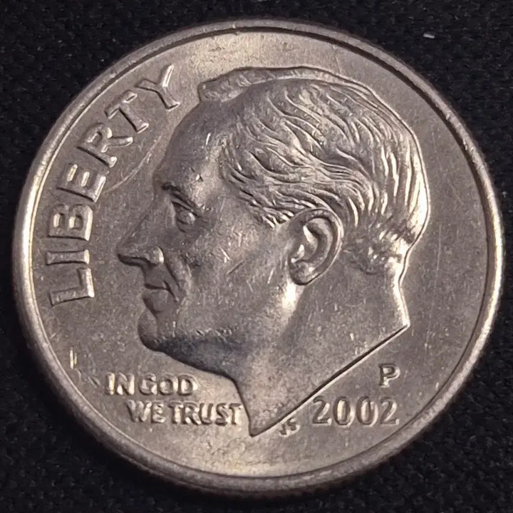 [BUNJANG] 2002 United States 10 Cents Coin (Dime) / 2002년 미국 1다임 동전 EP3931