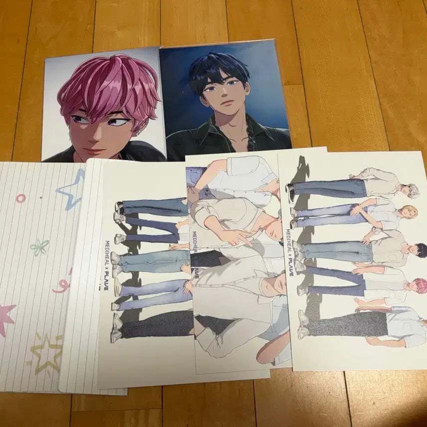 [BUNJANG] Pla V Printing Box Postcard Bundle Set / 플레이브 프린팅 박스 엽서 메디힐 더현대 팝업 케이크 양도
