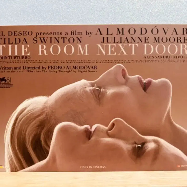 [BUNJANG] The Room Next Door (2024) A5 Movie Pamphlet / [영화전단지/영화엽서] (A5 1장) 룸 넥스트 도어 (2024)